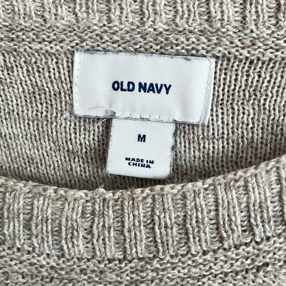 Old Navy Striped Long Line Sweater - Picture 2 of 3